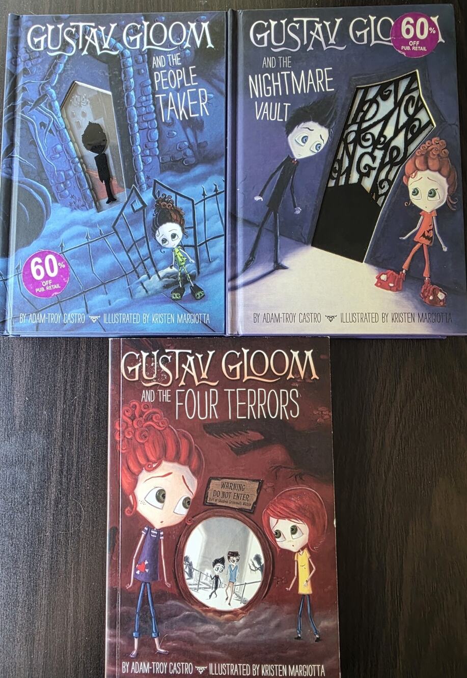 Lot Of 3 Gustav Gloom by Adam-Troy Castro